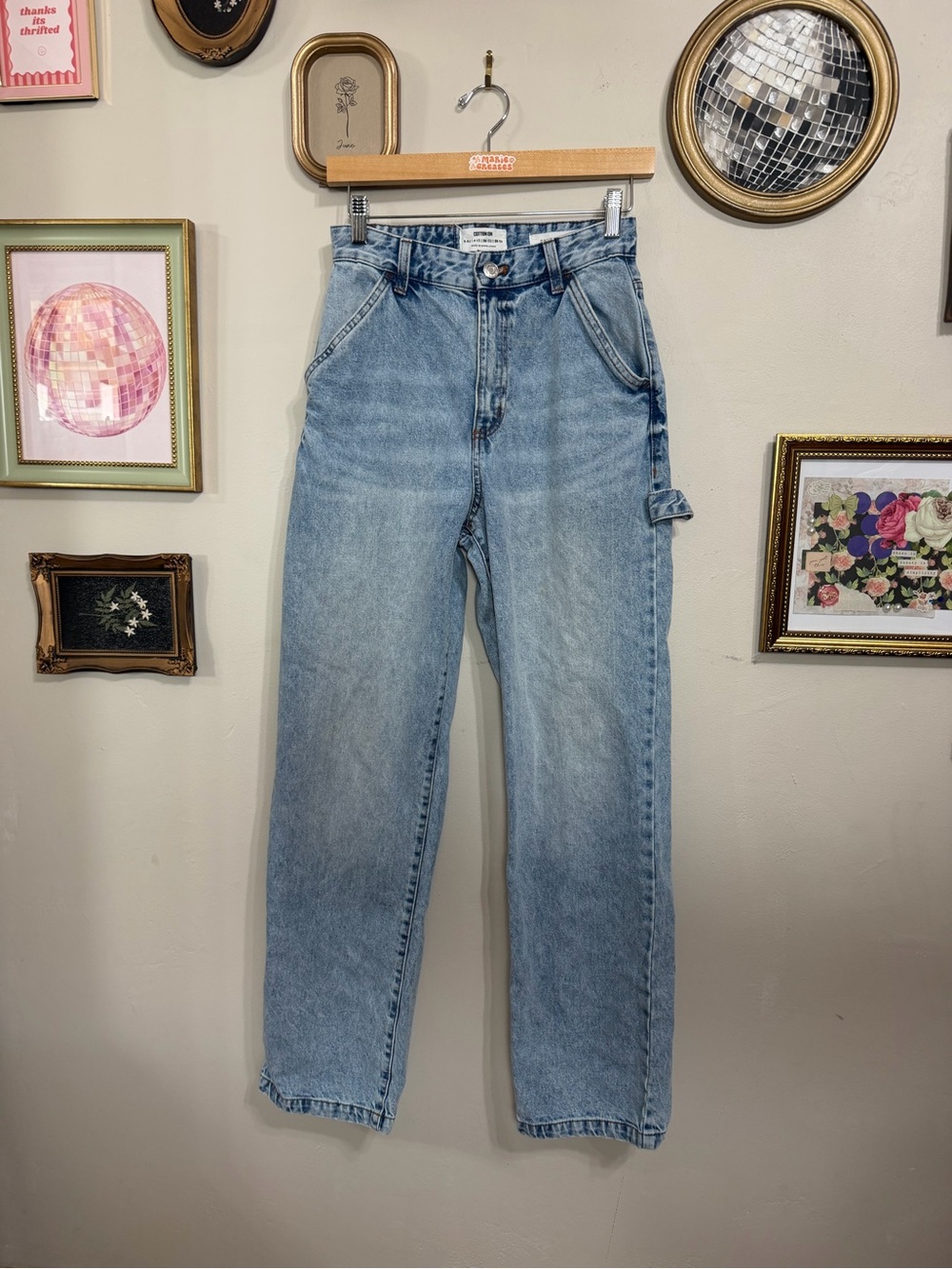 Cotton On Light Blue Carpenter Jeans